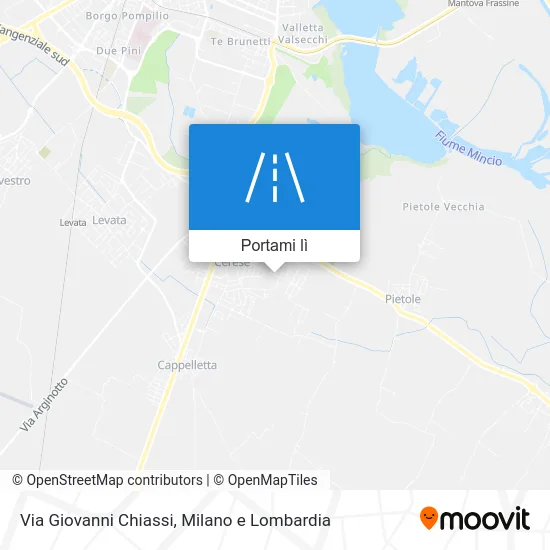 Mappa Via Giovanni Chiassi