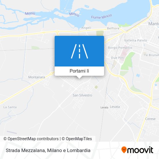 Mappa Strada Mezzalana