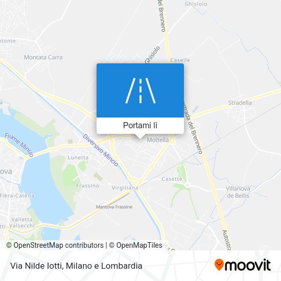 Mappa Via Nilde Iotti