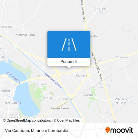 Mappa Via Castiona