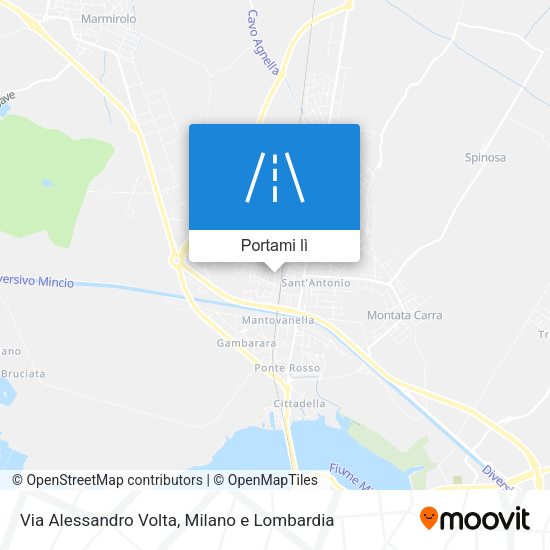 Mappa Via Alessandro Volta