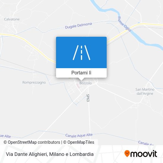 Mappa Via Dante Alighieri