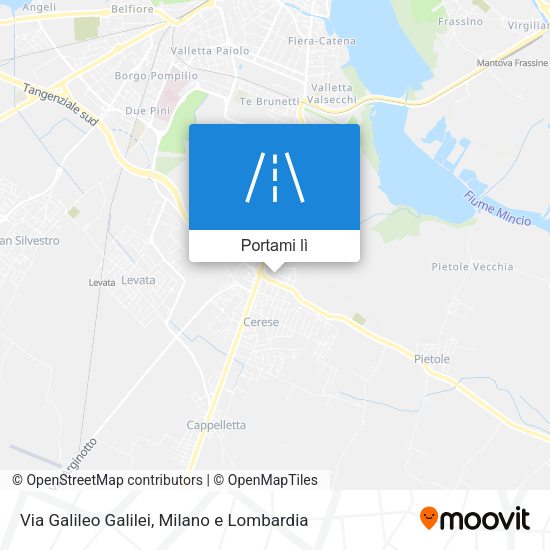 Mappa Via Galileo Galilei