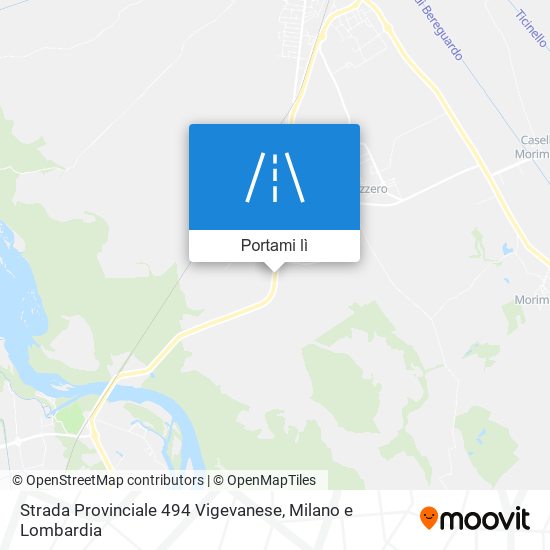 Mappa Strada Provinciale 494 Vigevanese