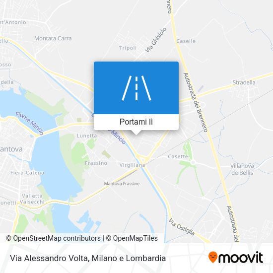Mappa Via Alessandro Volta