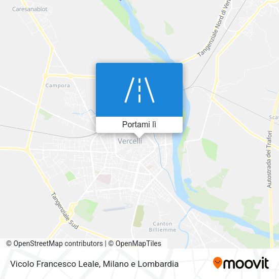 Mappa Vicolo Francesco Leale