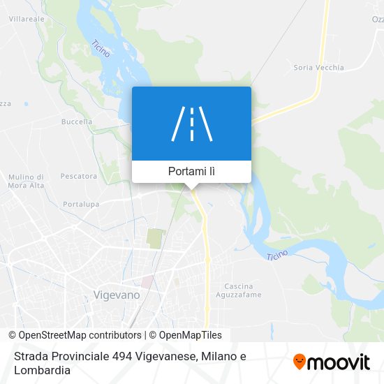 Mappa Strada Provinciale 494 Vigevanese