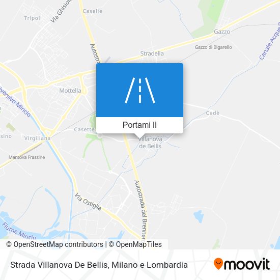 Mappa Strada Villanova De Bellis