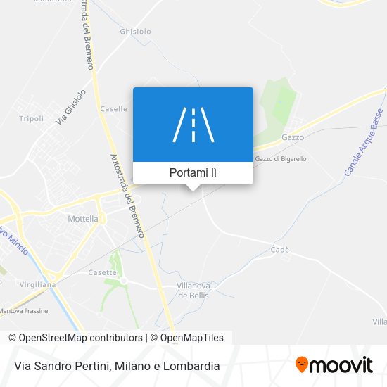 Mappa Via Sandro Pertini