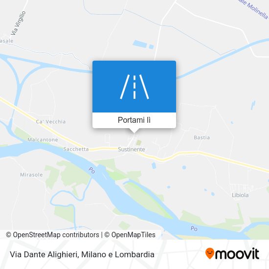 Mappa Via Dante Alighieri
