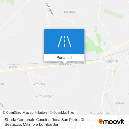 Mappa Strada Comunale Cascina Rosa San Pietro Di Bestazzo