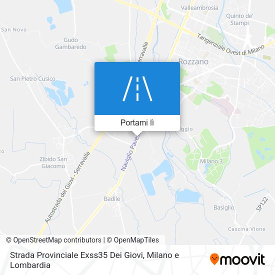 Mappa Strada Provinciale Exss35 Dei Giovi