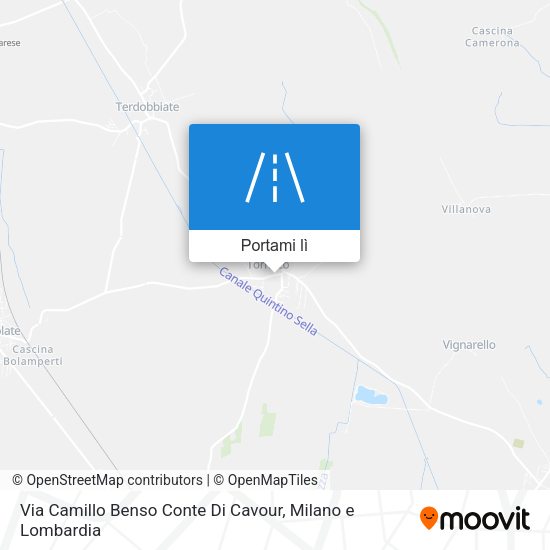 Mappa Via Camillo Benso Conte Di Cavour
