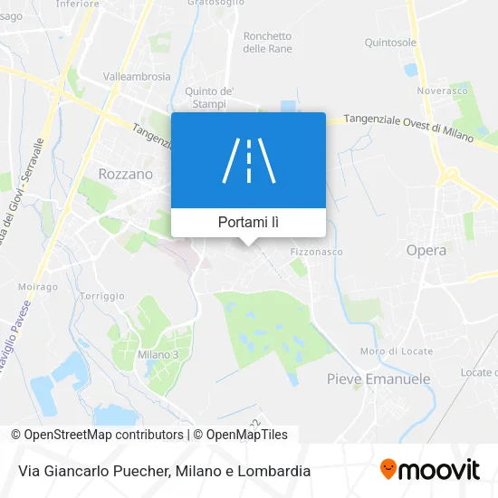 Mappa Via Giancarlo Puecher