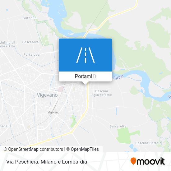 Mappa Via Peschiera