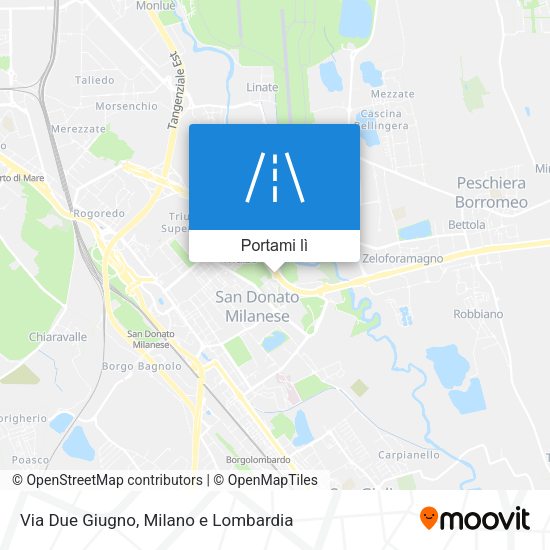 Mappa Via Due Giugno