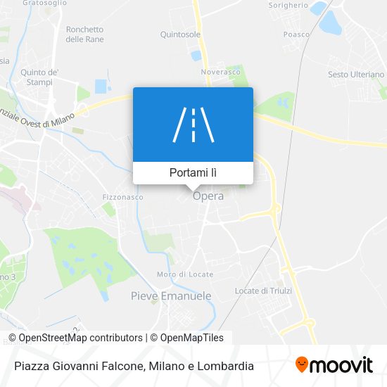 Mappa Piazza Giovanni Falcone