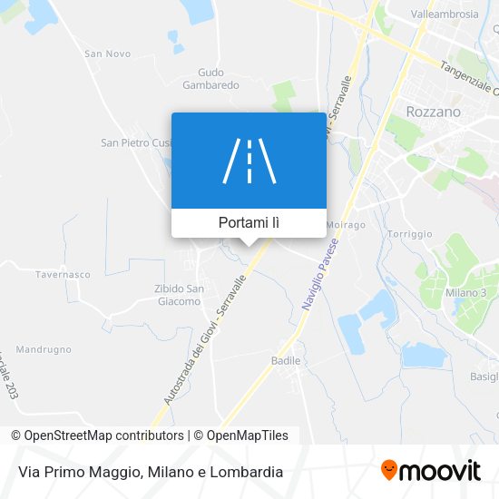 Mappa Via Primo Maggio
