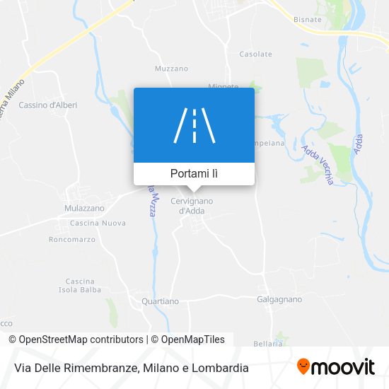 Mappa Via Delle Rimembranze