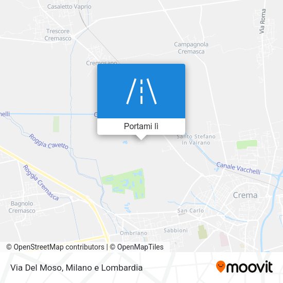 Mappa Via Del Moso