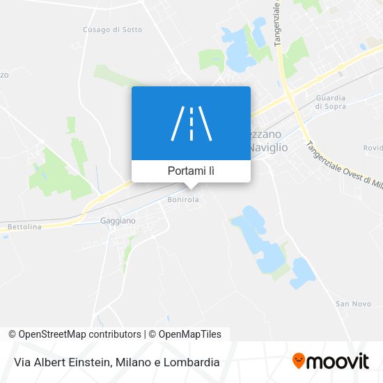 Mappa Via Albert Einstein