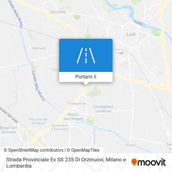 Mappa Strada Provinciale Ex SS 235 Di Orzinuovi