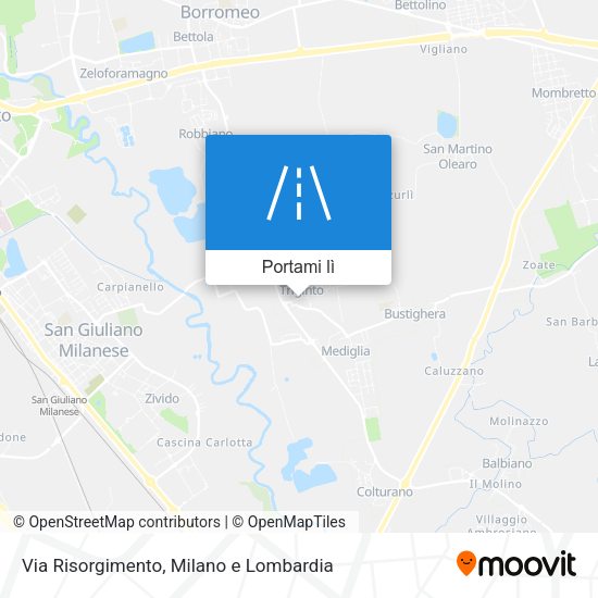 Mappa Via Risorgimento