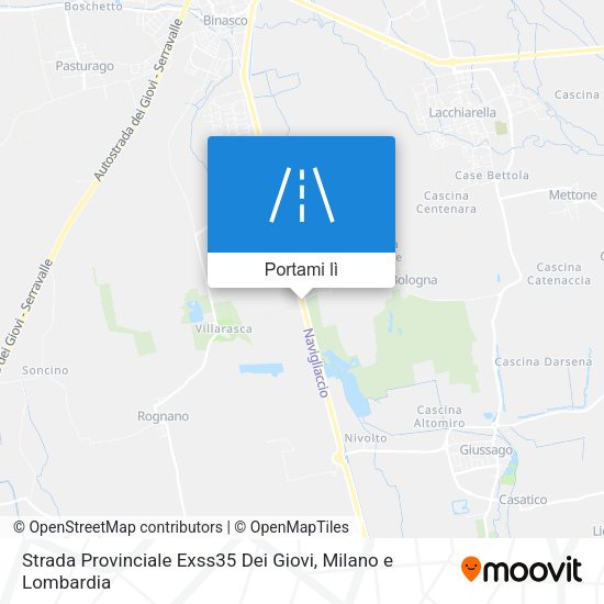 Mappa Strada Provinciale Exss35 Dei Giovi