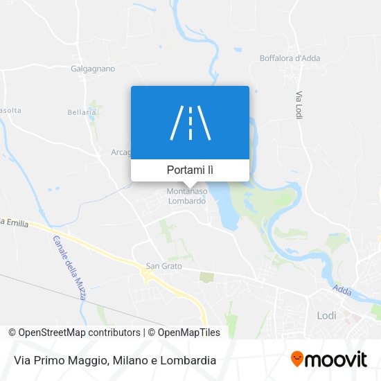Mappa Via Primo Maggio