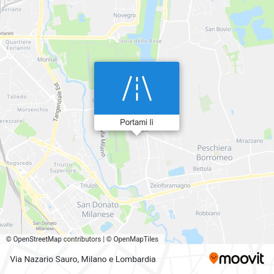 Mappa Via Nazario Sauro