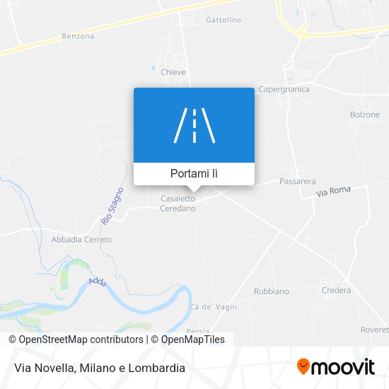 Mappa Via Novella
