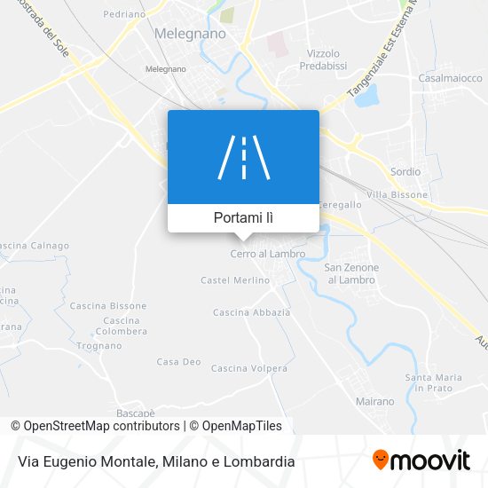 Mappa Via Eugenio Montale