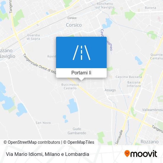 Mappa Via Mario Idiomi