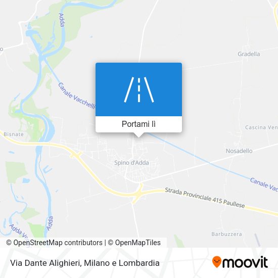 Mappa Via Dante Alighieri