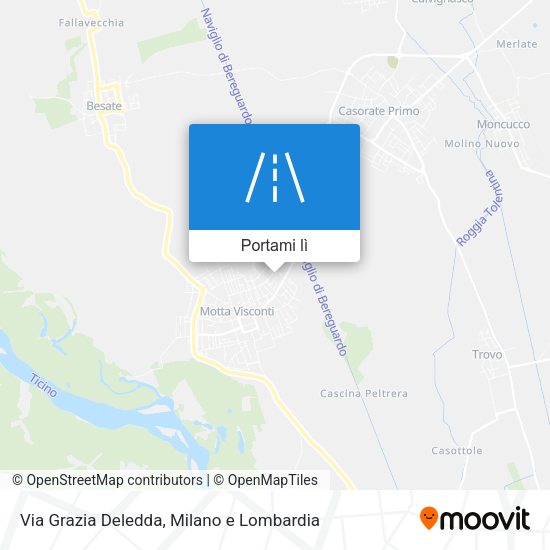 Mappa Via Grazia Deledda