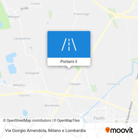 Mappa Via Giorgio Amendola