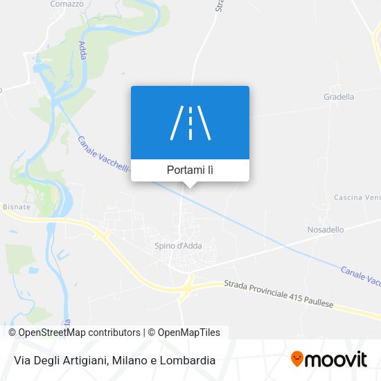 Mappa Via Degli Artigiani