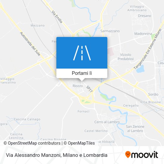 Mappa Via Alessandro Manzoni