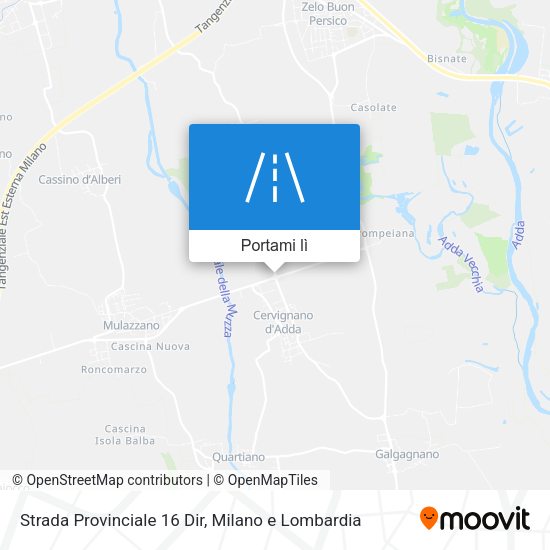 Mappa Strada Provinciale 16 Dir