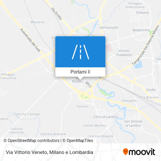 Mappa Via Vittorio Veneto