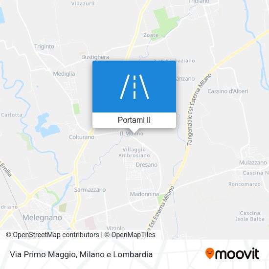 Mappa Via Primo Maggio