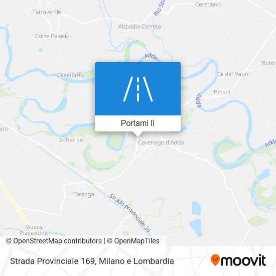 Mappa Strada Provinciale 169
