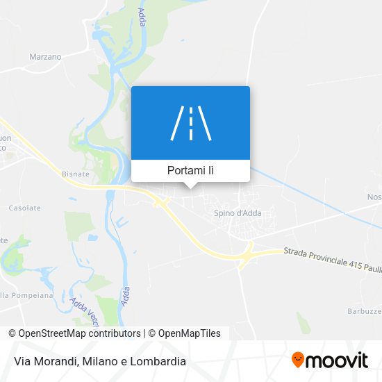Mappa Via Morandi