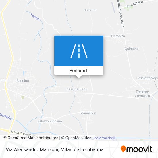 Mappa Via Alessandro Manzoni