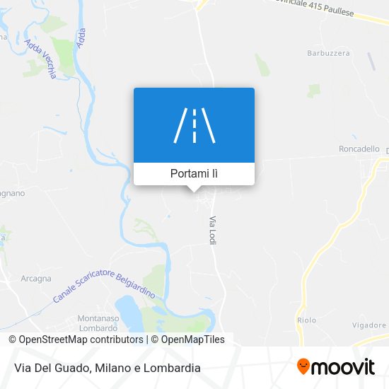 Mappa Via Del Guado