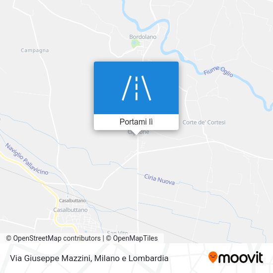 Mappa Via Giuseppe Mazzini