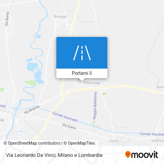 Mappa Via Leonardo Da Vinci