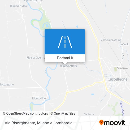Mappa Via Risorgimento