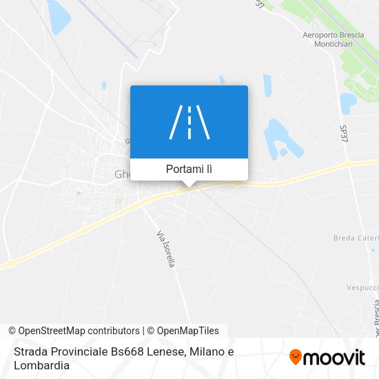 Mappa Strada Provinciale Bs668 Lenese