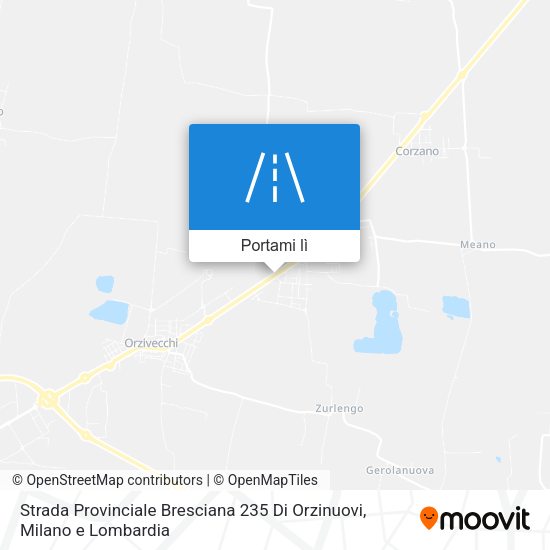 Mappa Strada Provinciale Bresciana 235 Di Orzinuovi